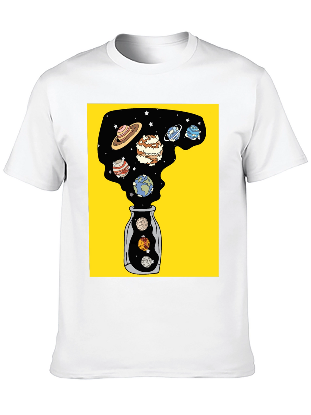 Planets in a Bottle Black Graphic Tee