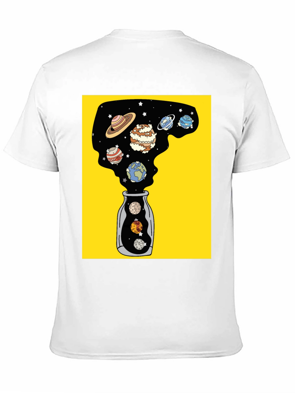 Planets in a Bottle Black Graphic Tee