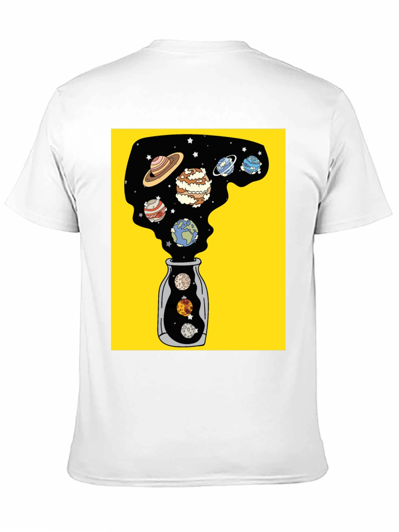 Planets in a Bottle Black Graphic Tee