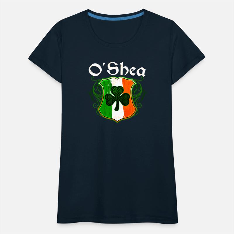 O'Shea Irish Surname Ireland Flag Shield Shamrock