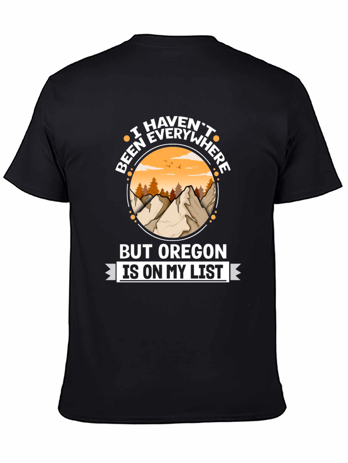 Oregon Bucket List T-Shirt - Travel Adventure Tee