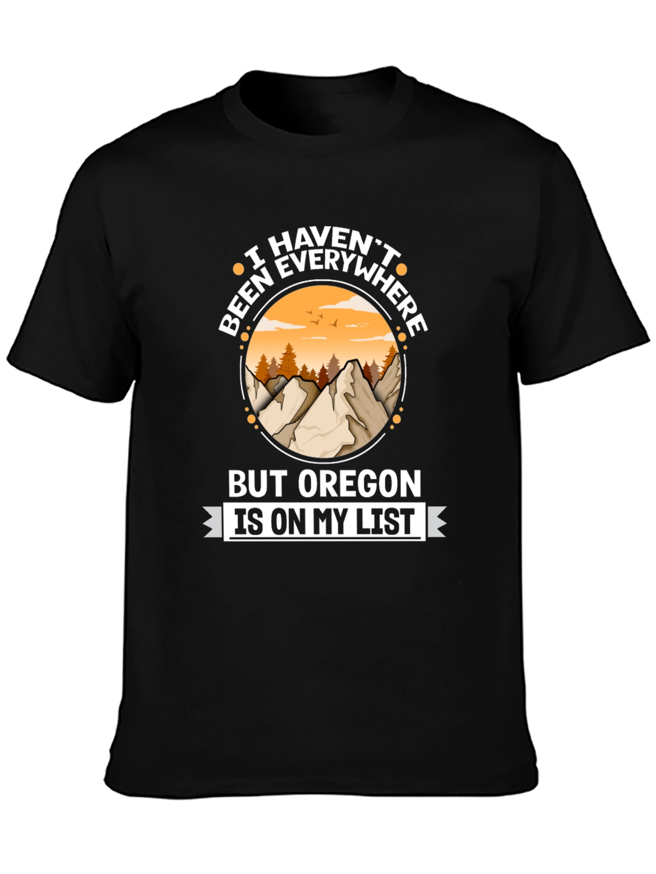 Oregon Bucket List T-Shirt - Travel Adventure Tee