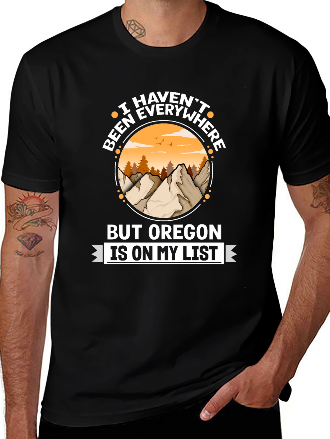 Oregon Bucket List T-Shirt - Travel Adventure Tee