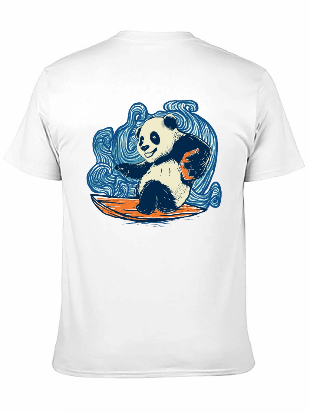 Surfing Panda T-Shirt - Cool Graphic Tee