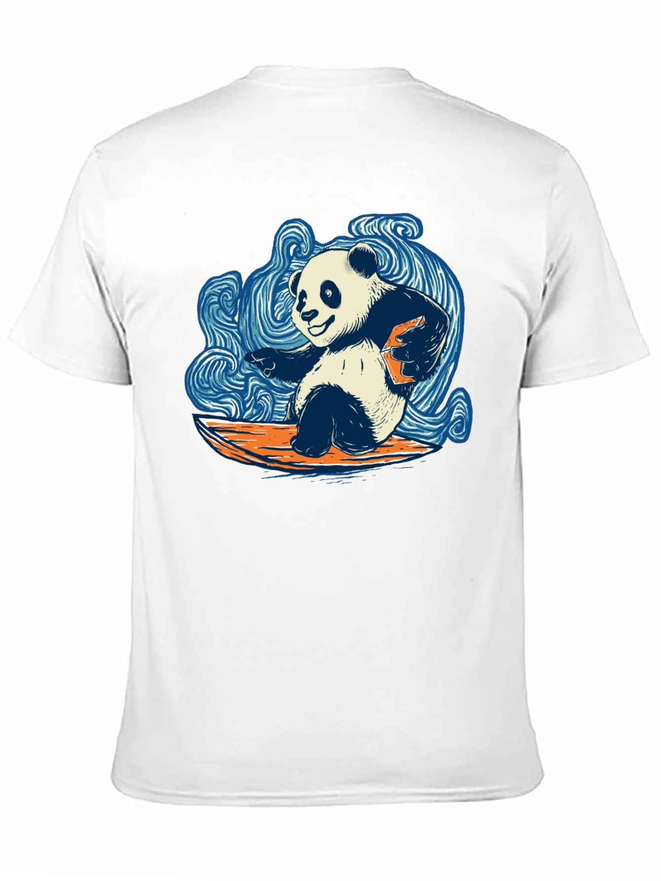 Surfing Panda T-Shirt - Cool Graphic Tee