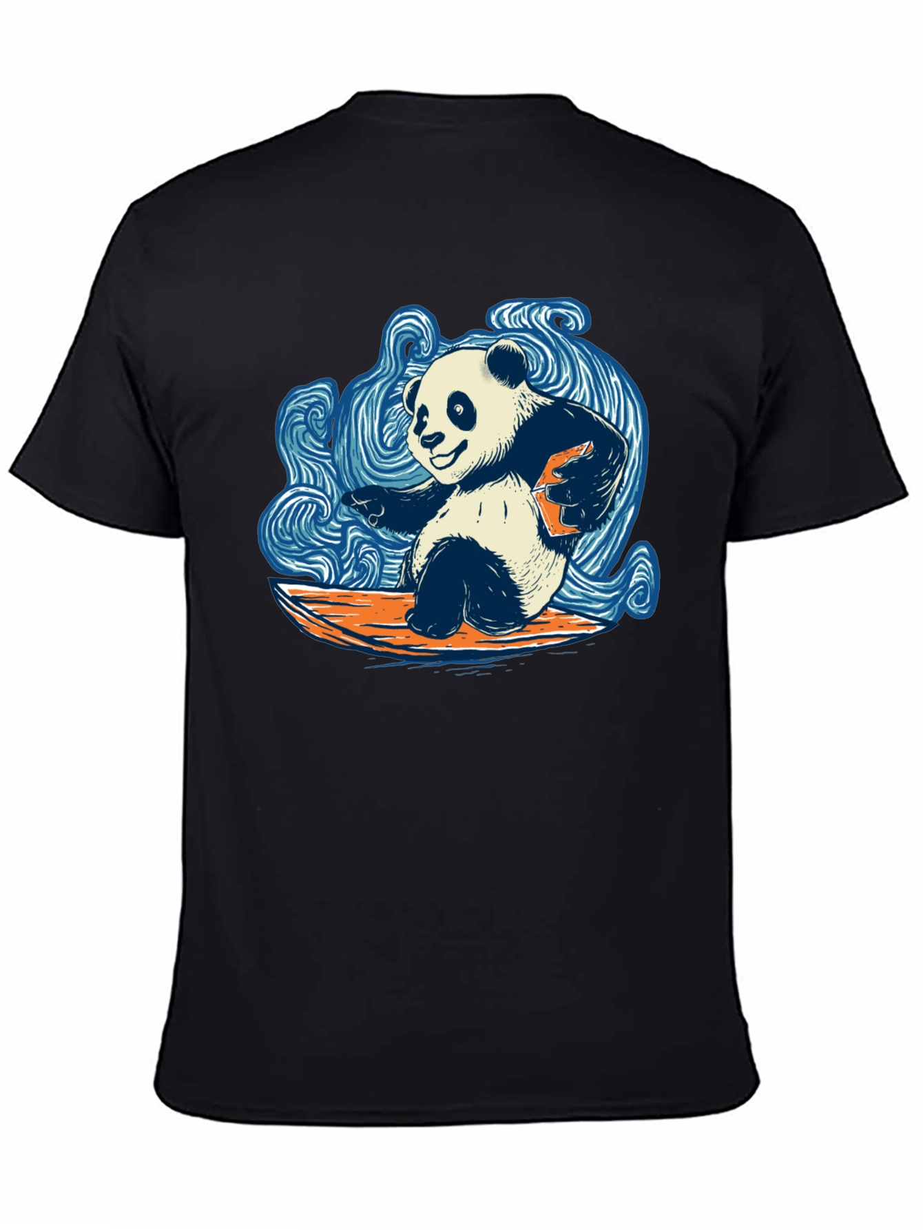 Surfing Panda T-Shirt - Cool Graphic Tee
