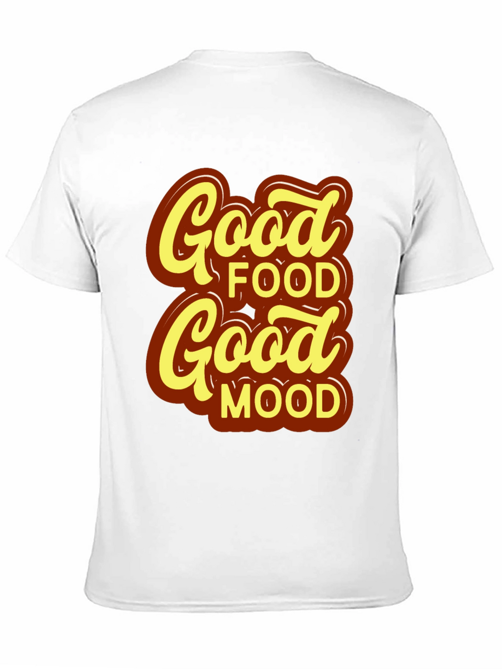 Good Food Good Mood T-Shirt - Stylish Black Tee