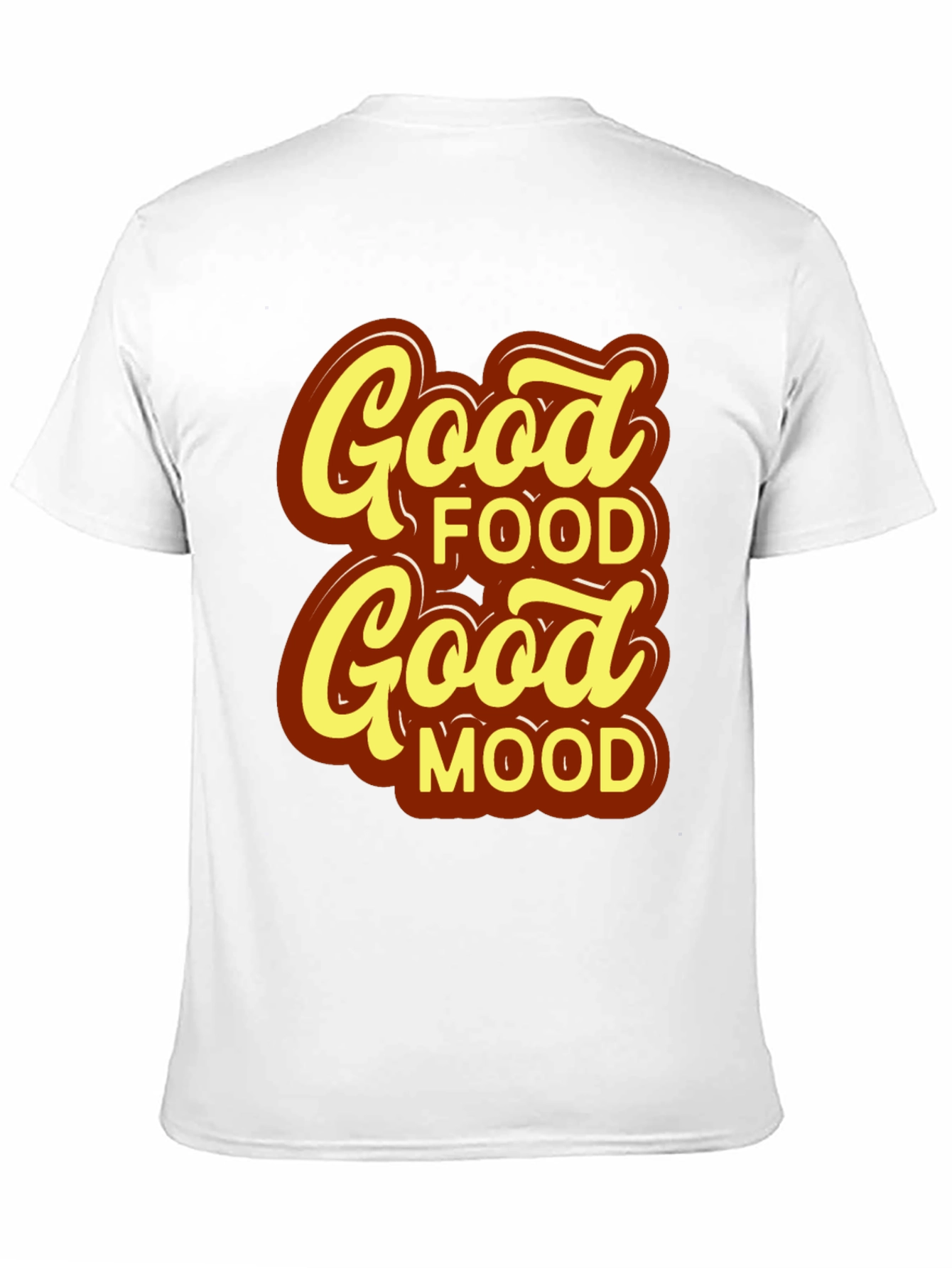 Good Food Good Mood T-Shirt - Stylish Black Tee