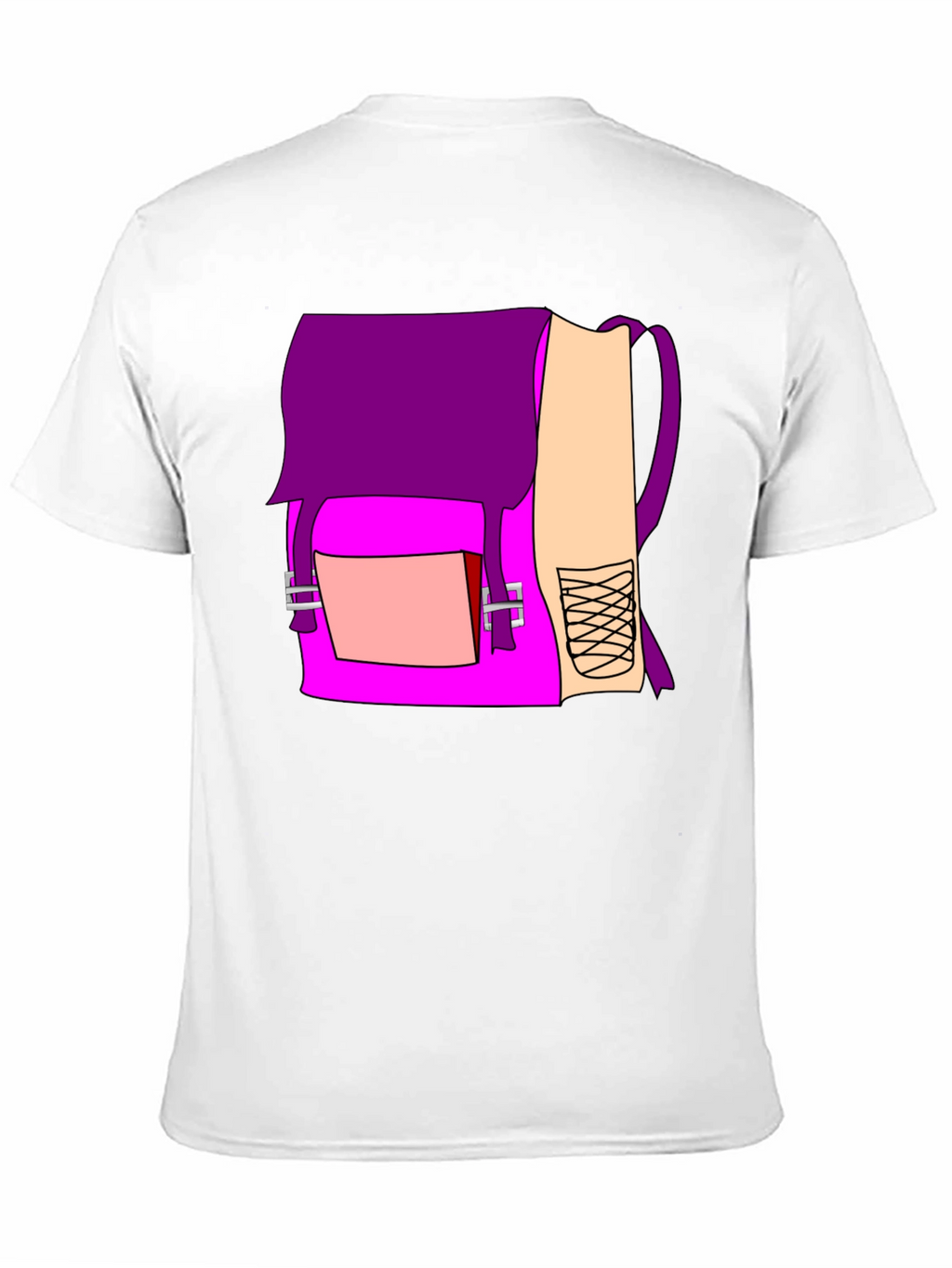 Purple Backpack Graphic Tee