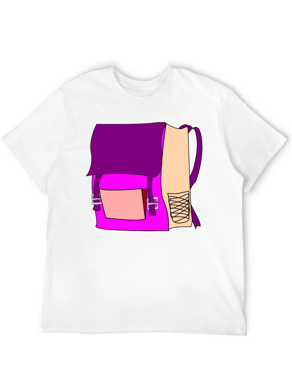 Purple Backpack Graphic Tee