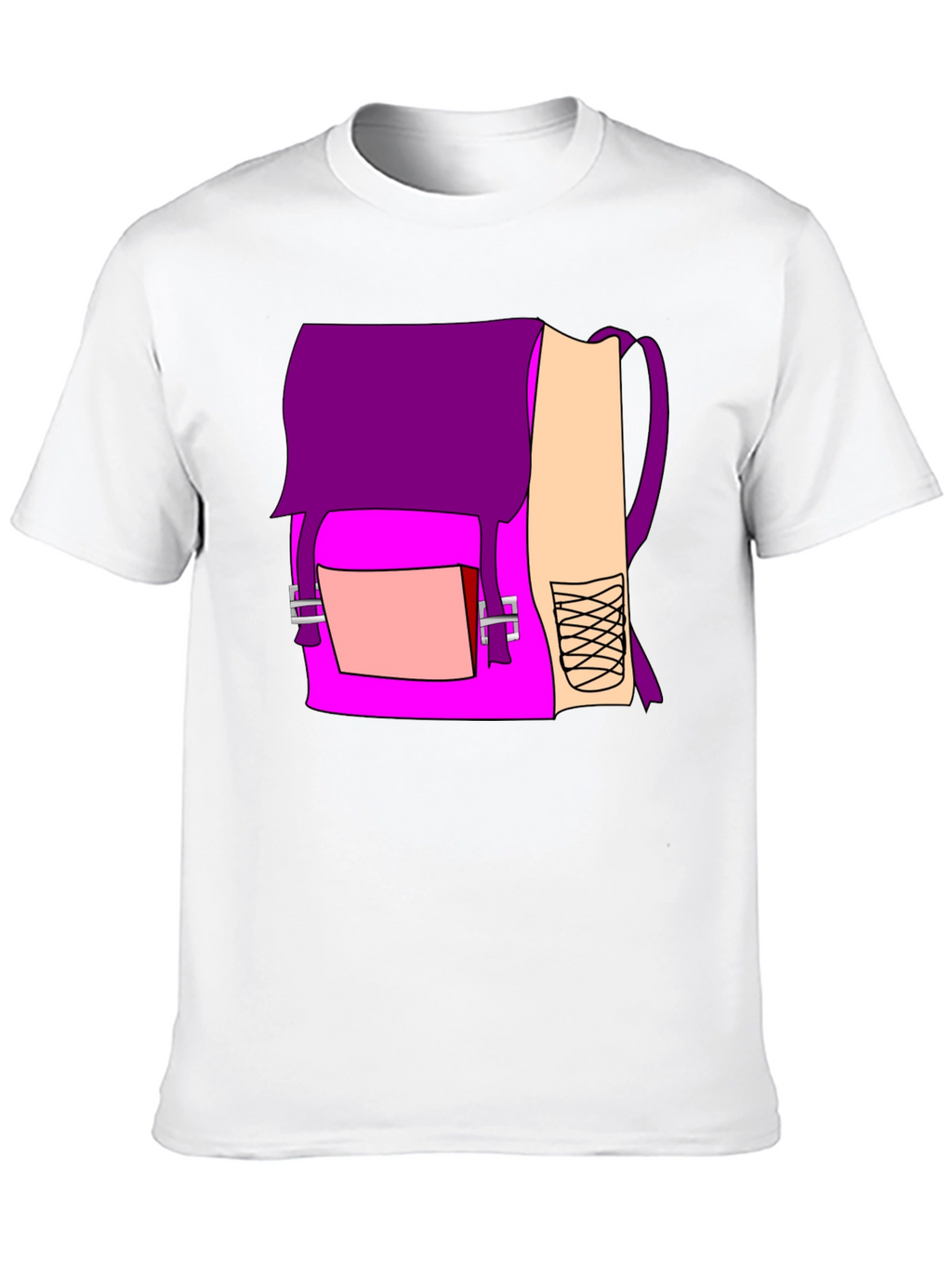 Purple Backpack Graphic Tee