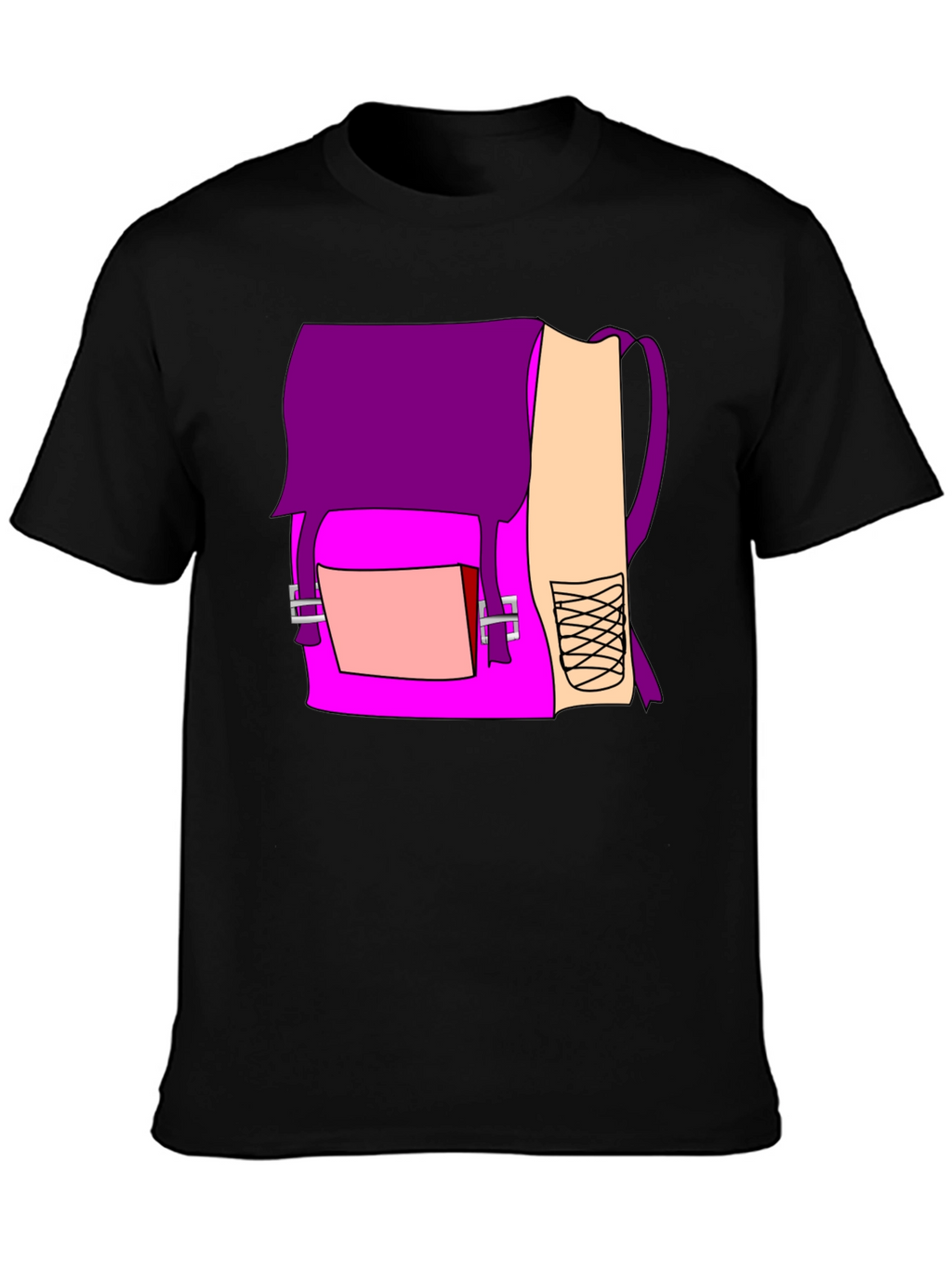 Purple Backpack Graphic Tee