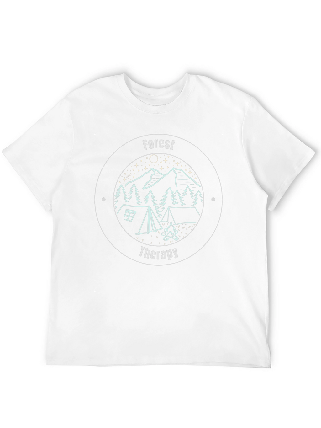 Forest Therapy Graphic T-Shirt - Nature Camping Tee