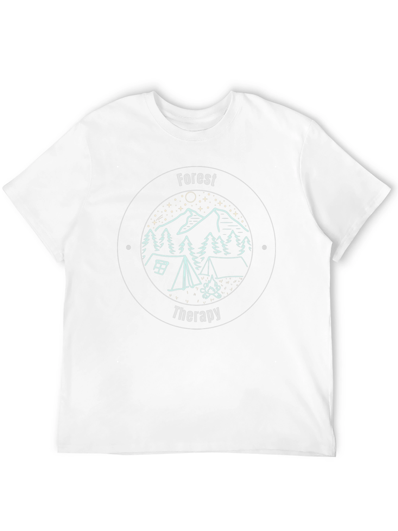 Forest Therapy Graphic T-Shirt - Nature Camping Tee