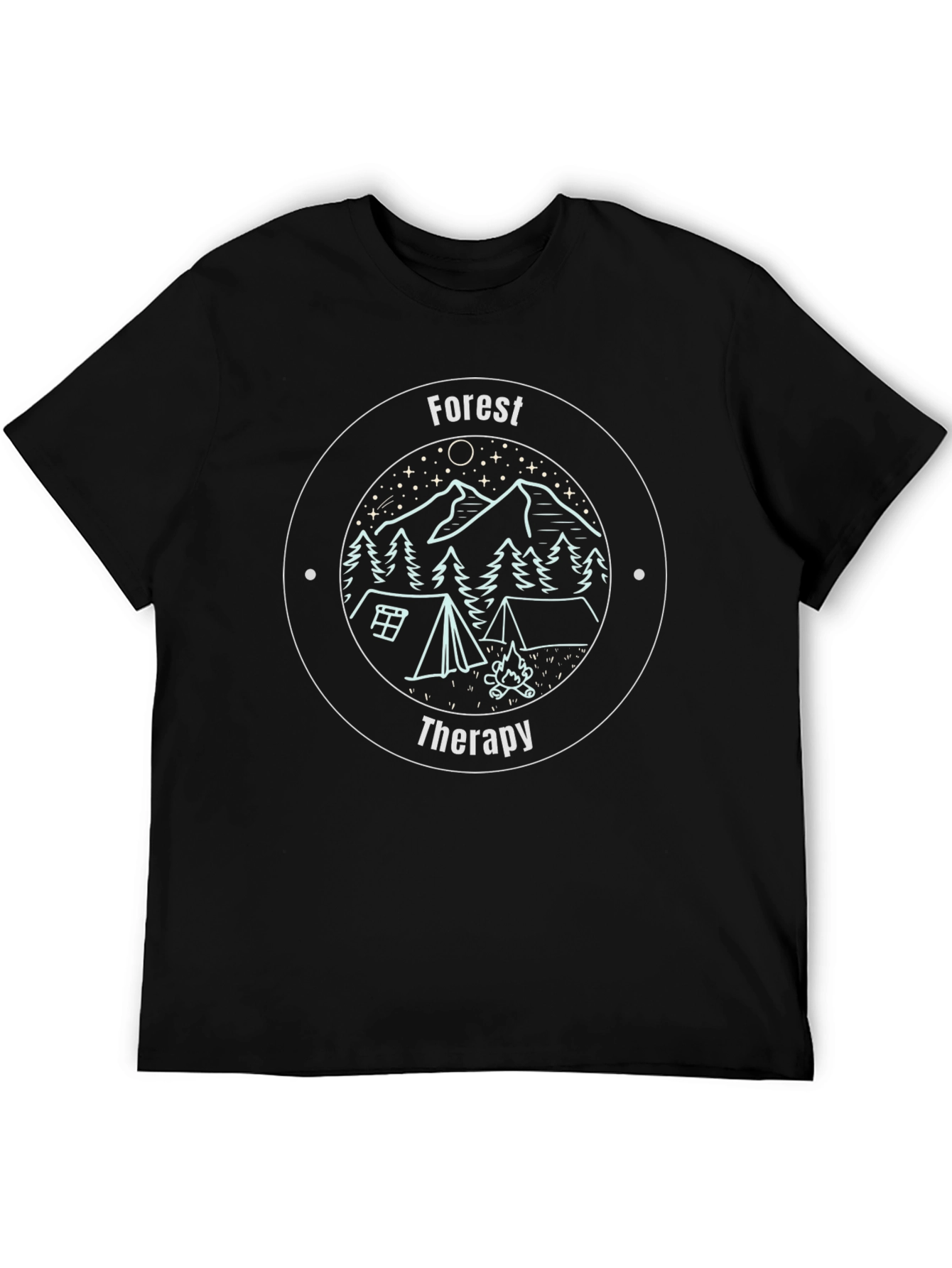 Forest Therapy Graphic T-Shirt - Nature Camping Tee