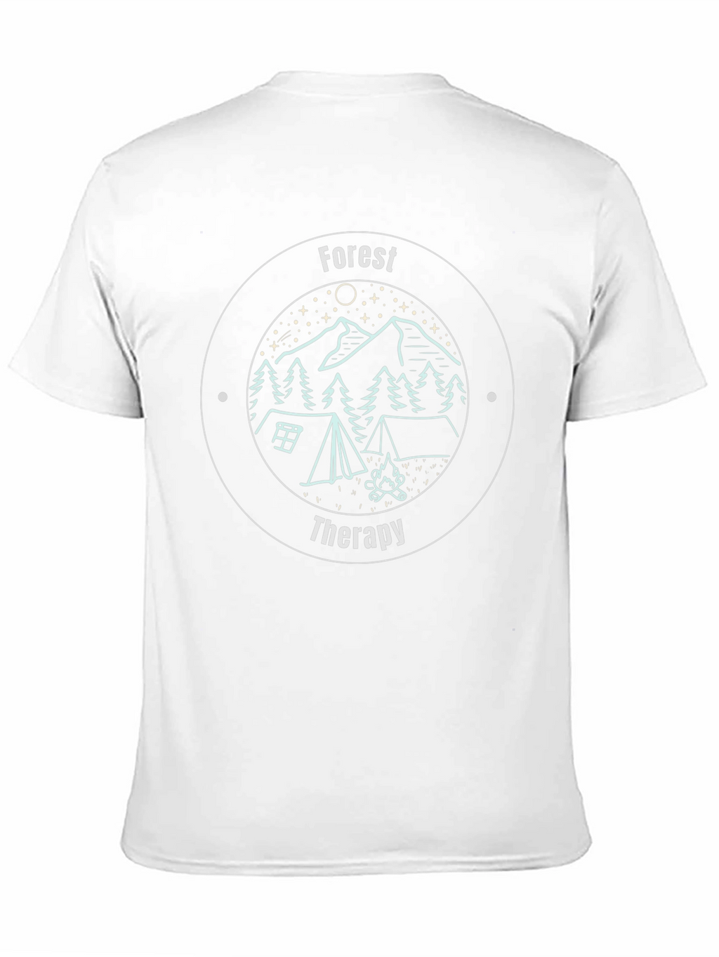 Forest Therapy Graphic T-Shirt - Nature Camping Tee
