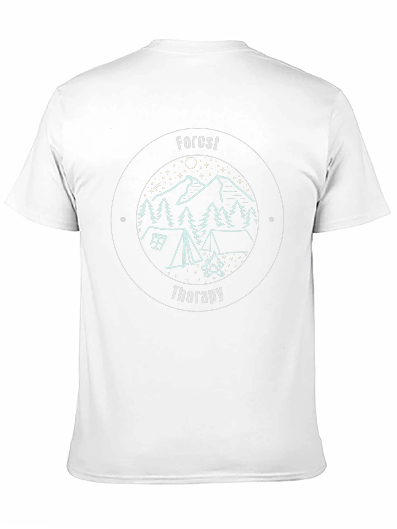 Forest Therapy Graphic T-Shirt - Nature Camping Tee