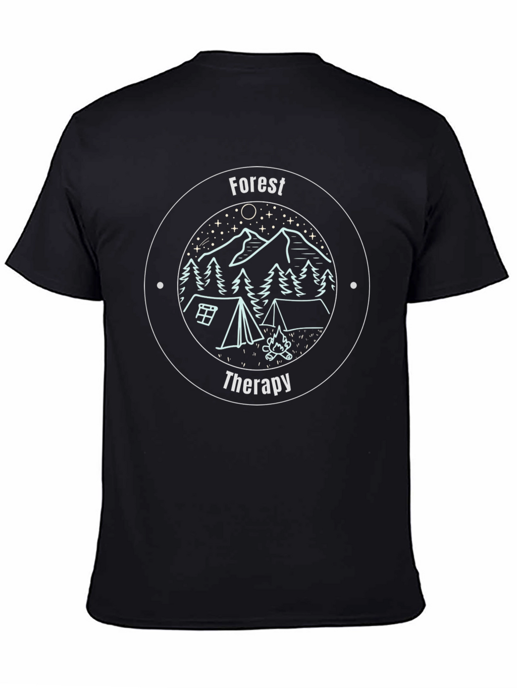 Forest Therapy Graphic T-Shirt - Nature Camping Tee