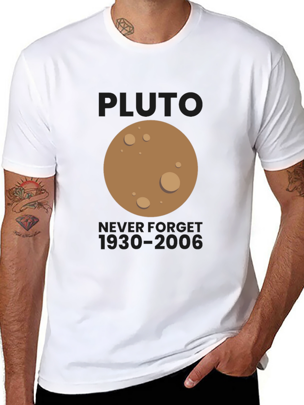 Pluto Never Forget T-Shirt