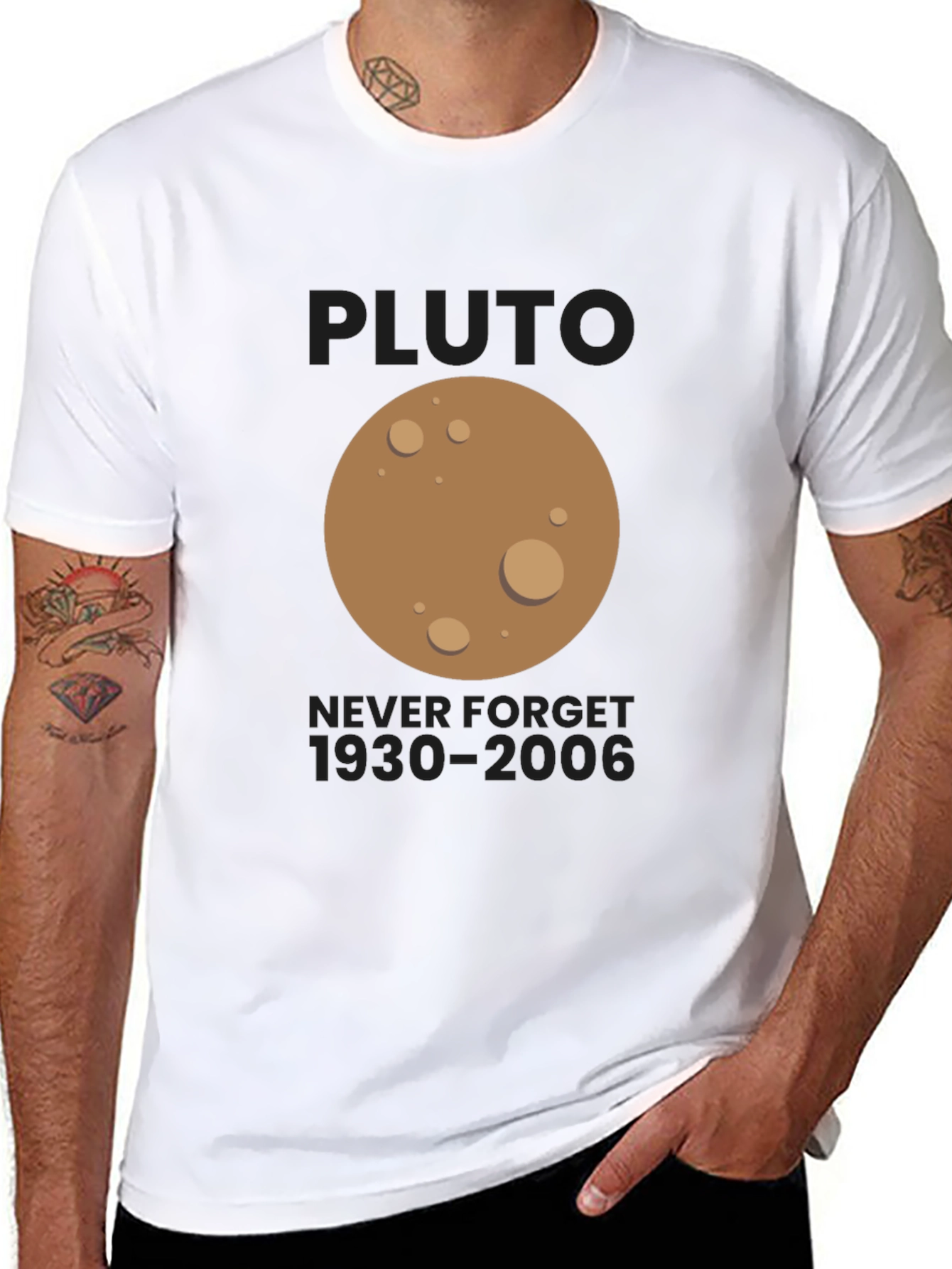 Pluto Never Forget T-Shirt