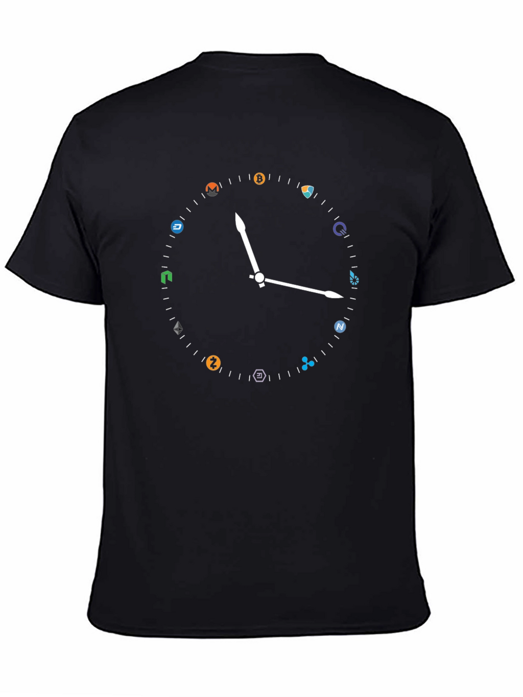 Crypto Clock T-Shirt - Bitcoin & Altcoins