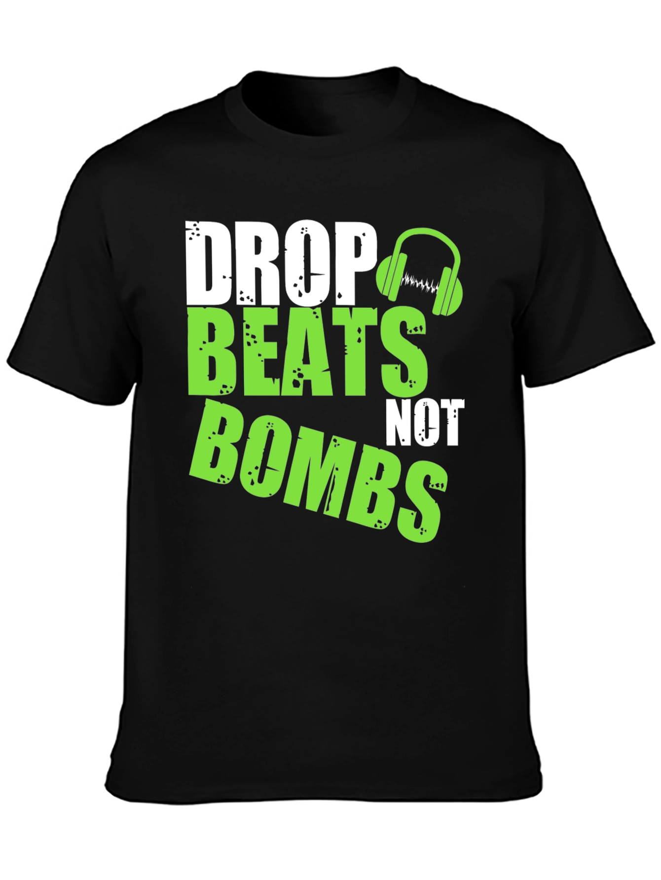 Drop Beats Not Bombs Graphic T-Shirt