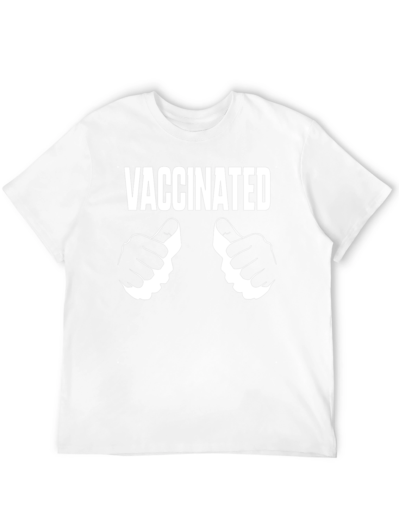 Vaccinated T-Shirt - Double Thumbs Up