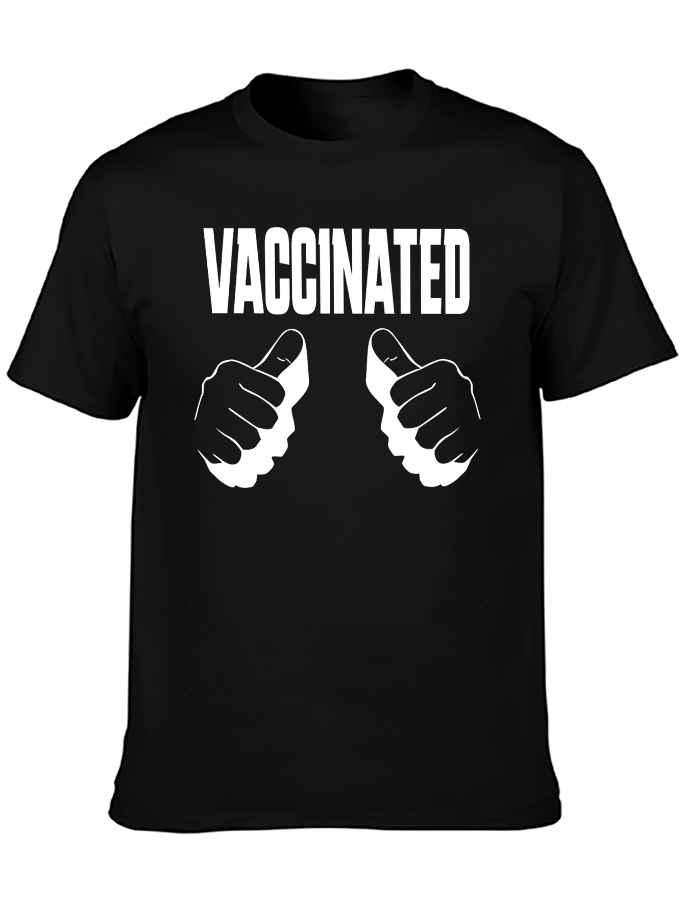 Vaccinated T-Shirt - Double Thumbs Up