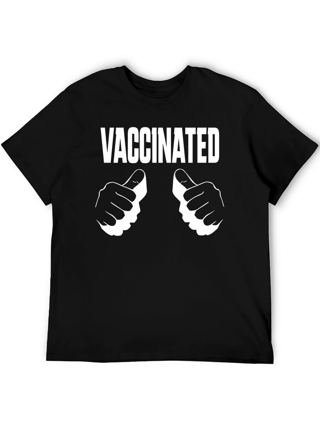 Vaccinated T-Shirt - Double Thumbs Up