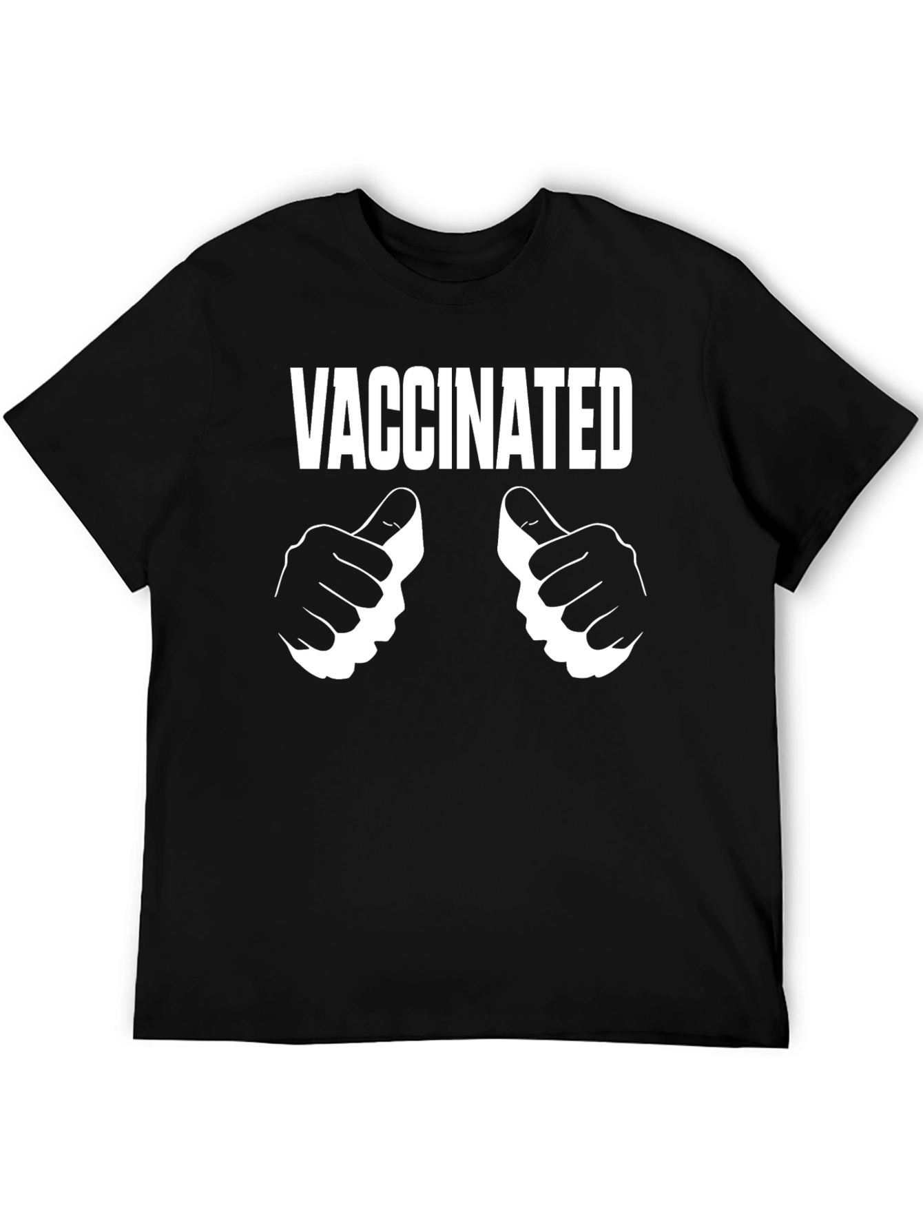 Vaccinated T-Shirt - Double Thumbs Up