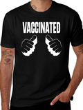 Vaccinated T-Shirt - Double Thumbs Up