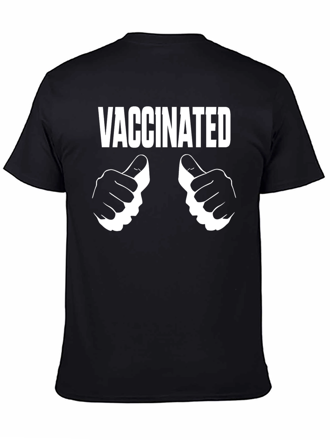 Vaccinated T-Shirt - Double Thumbs Up
