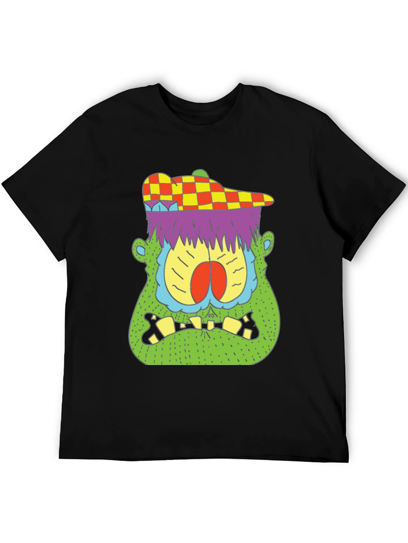 Funky Monster Graphic T-Shirt - Cool Cartoon Design