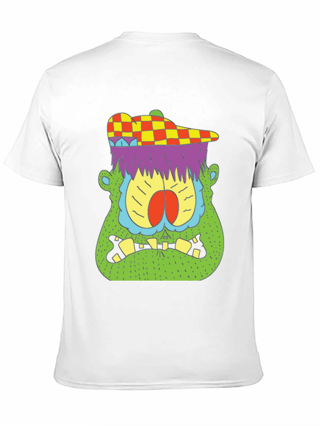 Funky Monster Graphic T-Shirt - Cool Cartoon Design