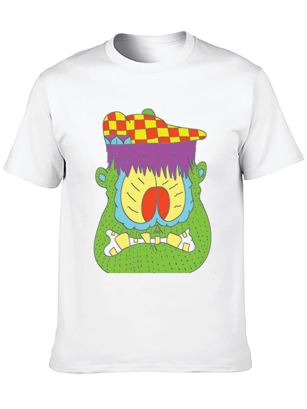 Funky Monster Graphic T-Shirt - Cool Cartoon Design