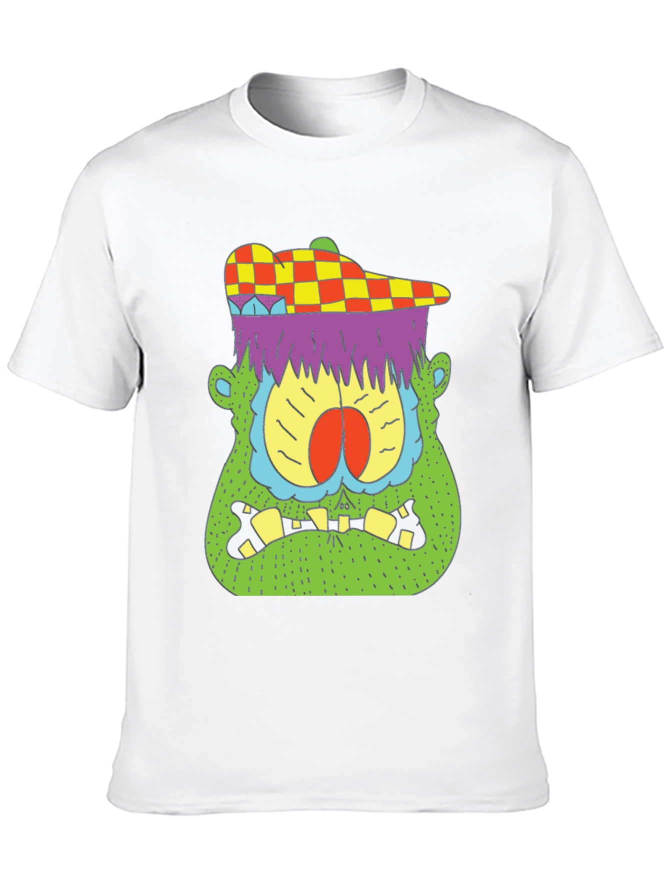 Funky Monster Graphic T-Shirt - Cool Cartoon Design