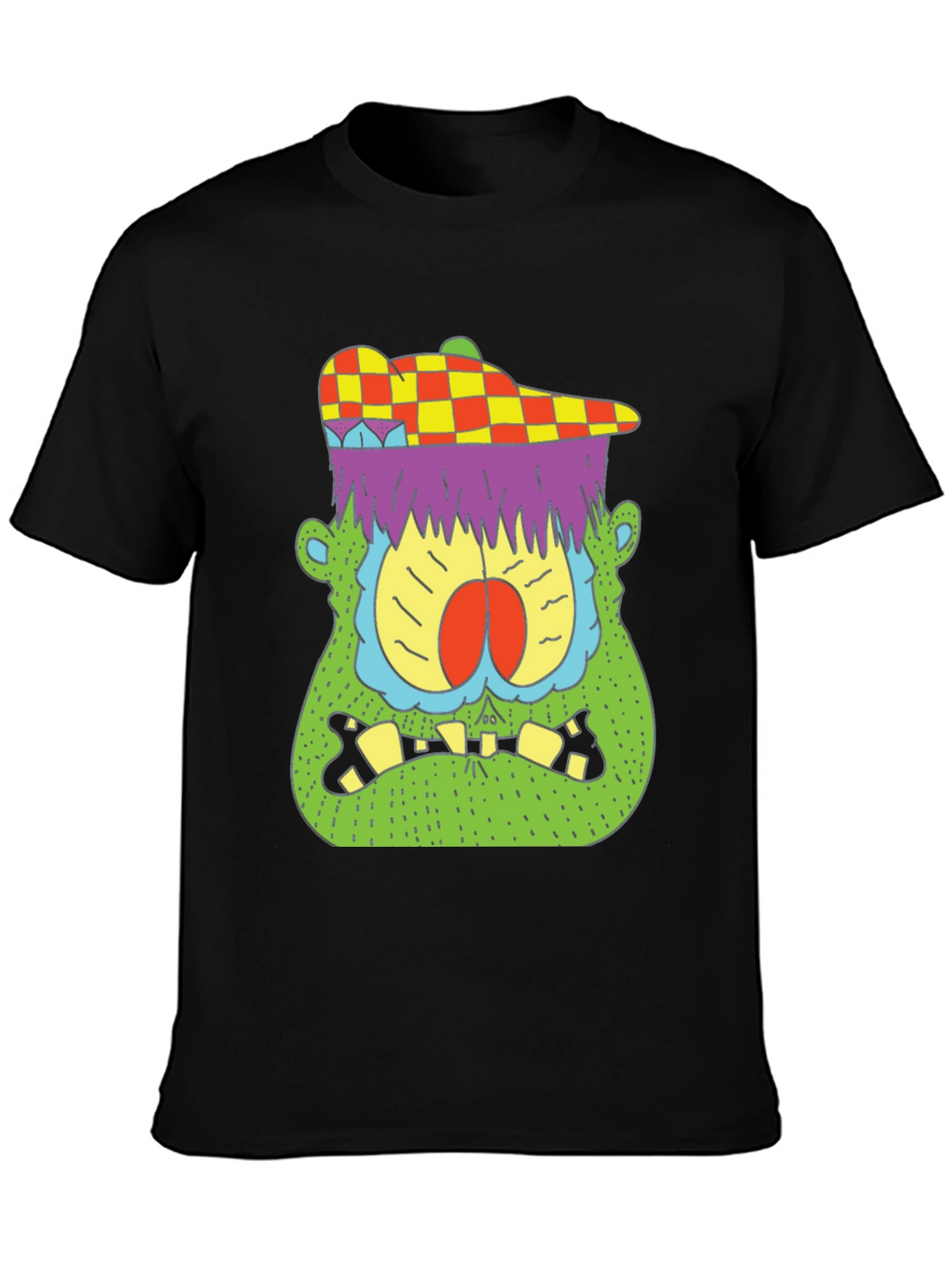 Funky Monster Graphic T-Shirt - Cool Cartoon Design