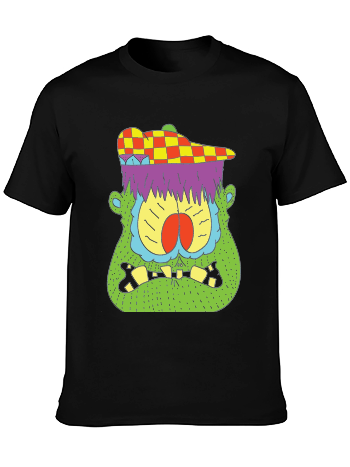 Funky Monster Graphic T-Shirt - Cool Cartoon Design