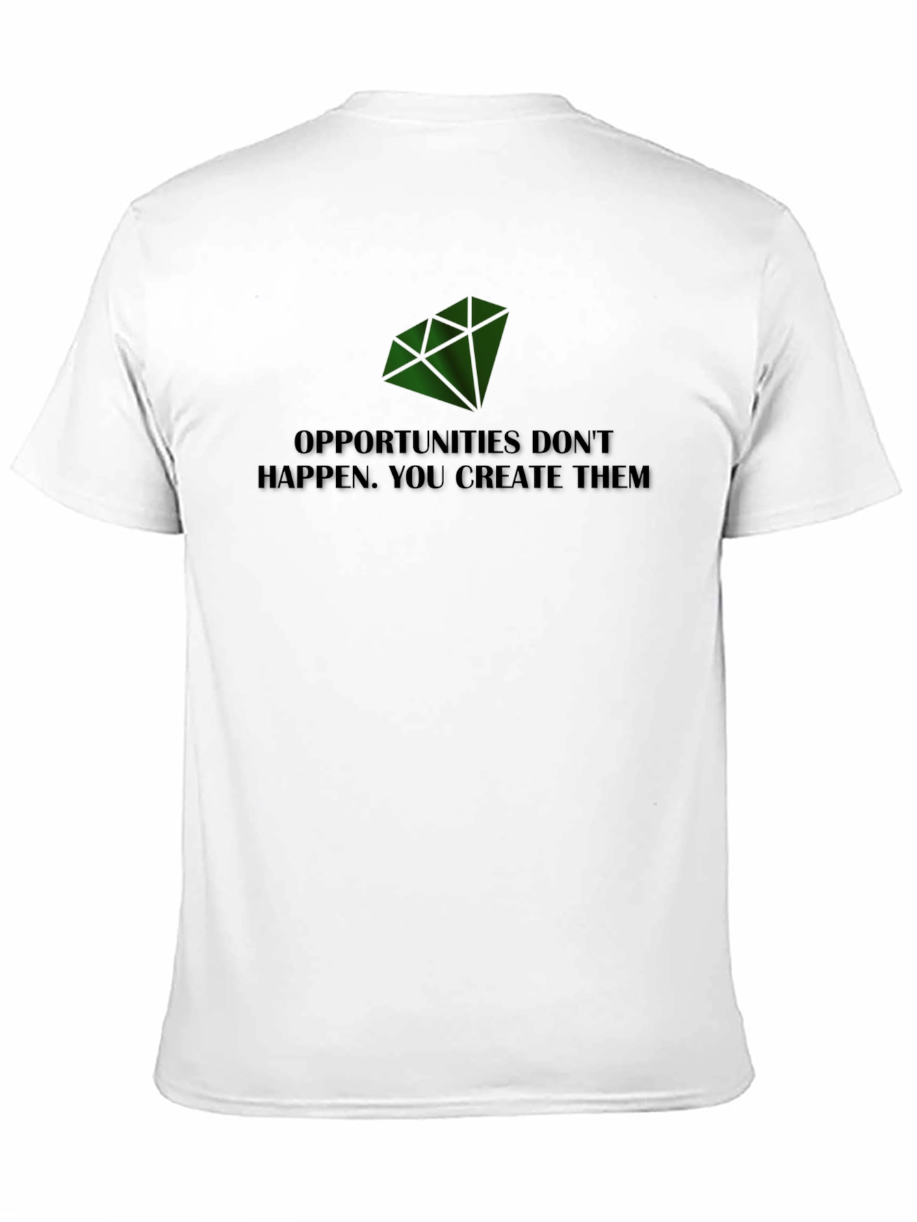Create Opportunities Tee - Motivational Black T-Shirt