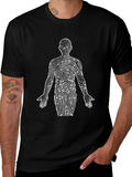 Unique Fingerprint Body Black T-Shirt