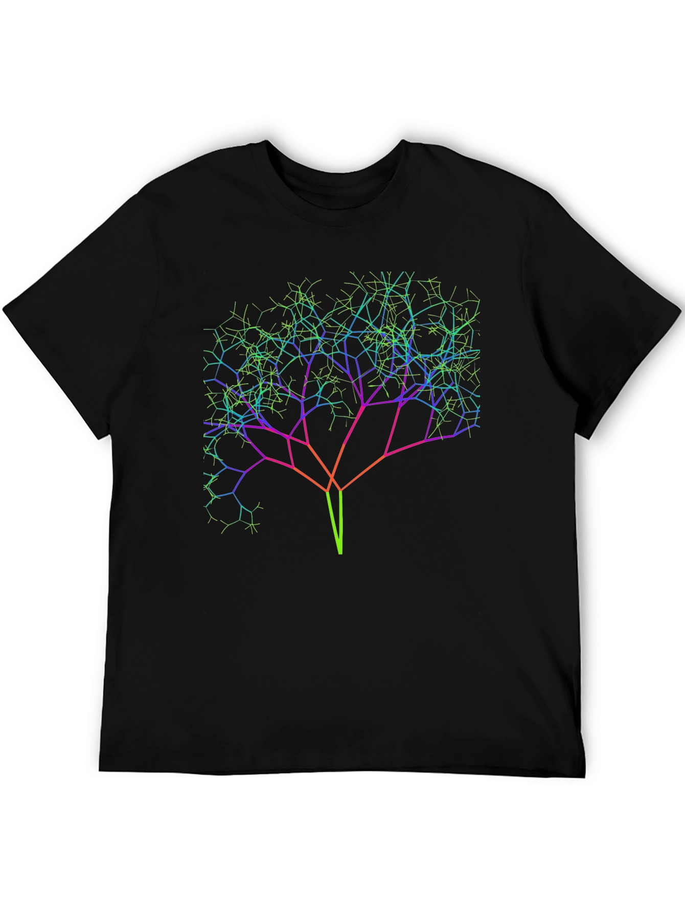 Abstract Tree Line Art Graphic Tee - Unisex