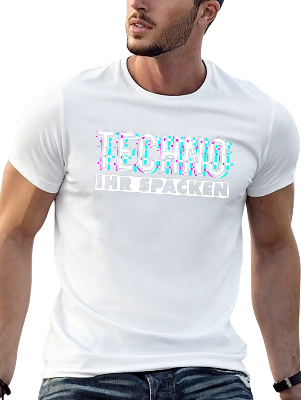 Techno Ihr Spacken Graphic T-Shirt