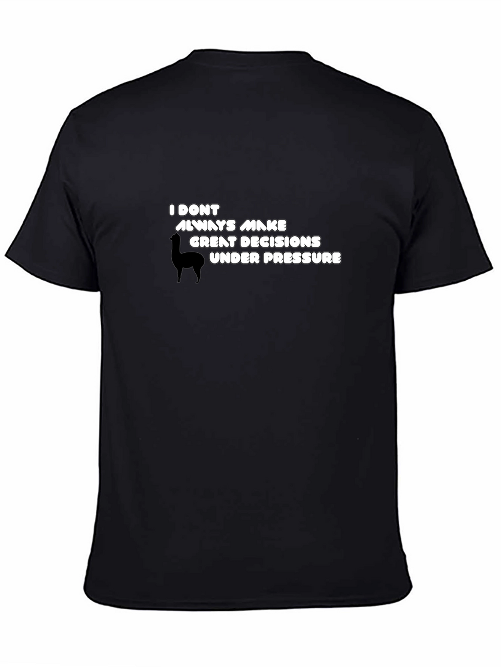 Funny Llama Decision T-Shirt - Quirky & Comfy!