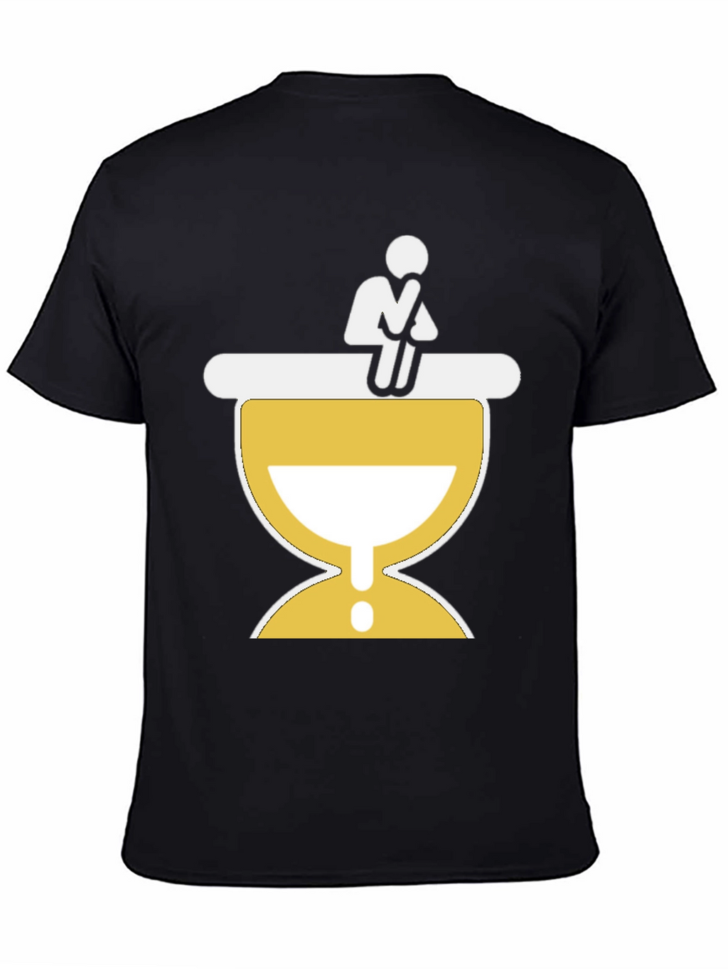 Contemplation Time T-Shirt - Hourglass Design