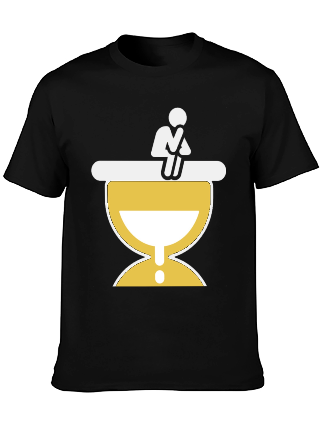Contemplation Time T-Shirt - Hourglass Design