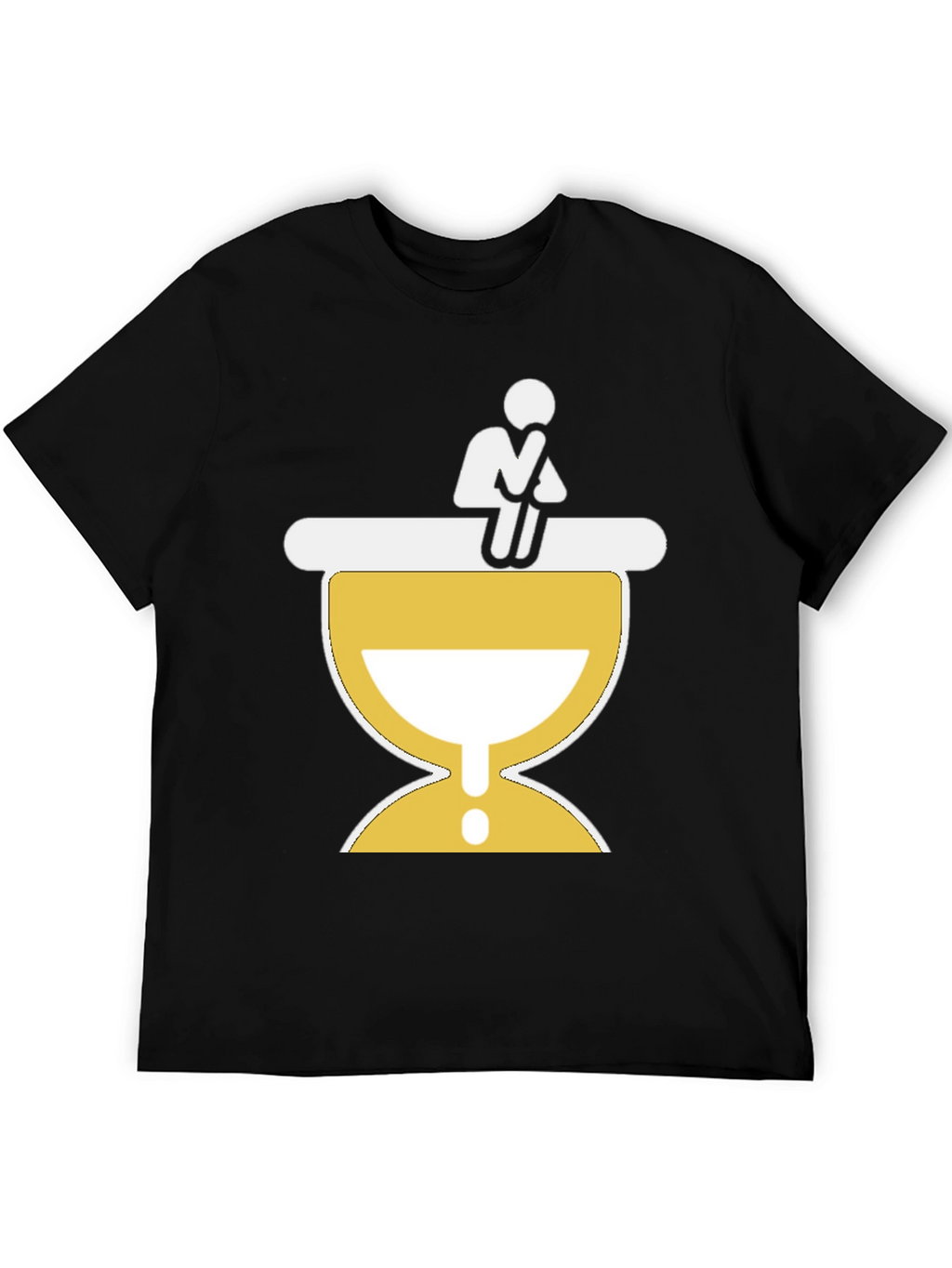 Contemplation Time T-Shirt - Hourglass Design