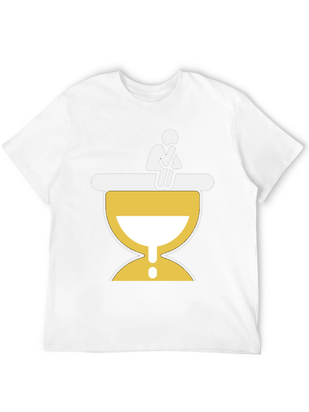 Contemplation Time T-Shirt - Hourglass Design