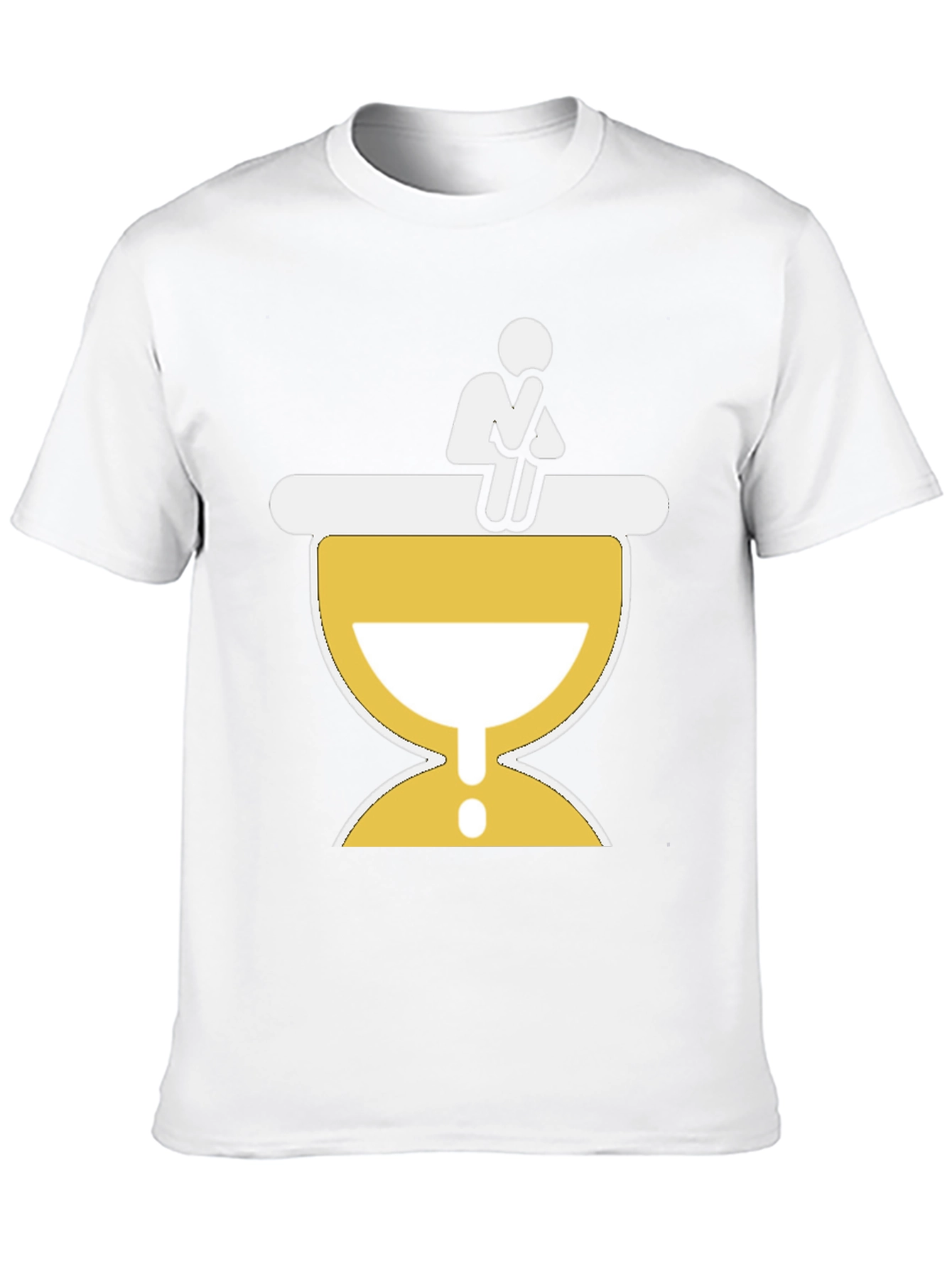 Contemplation Time T-Shirt - Hourglass Design