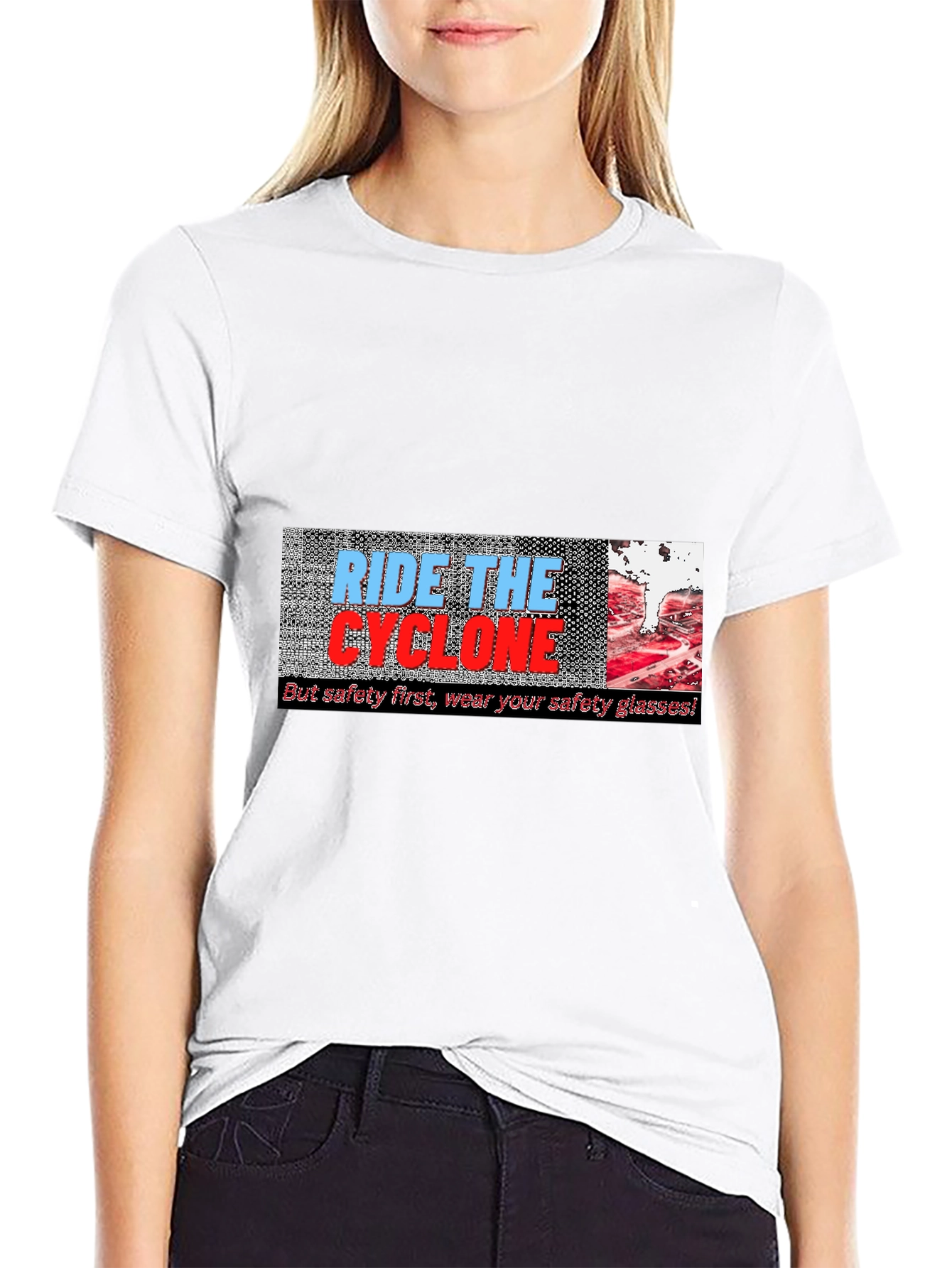 Ride the Cyclone T-Shirt - Safety First!