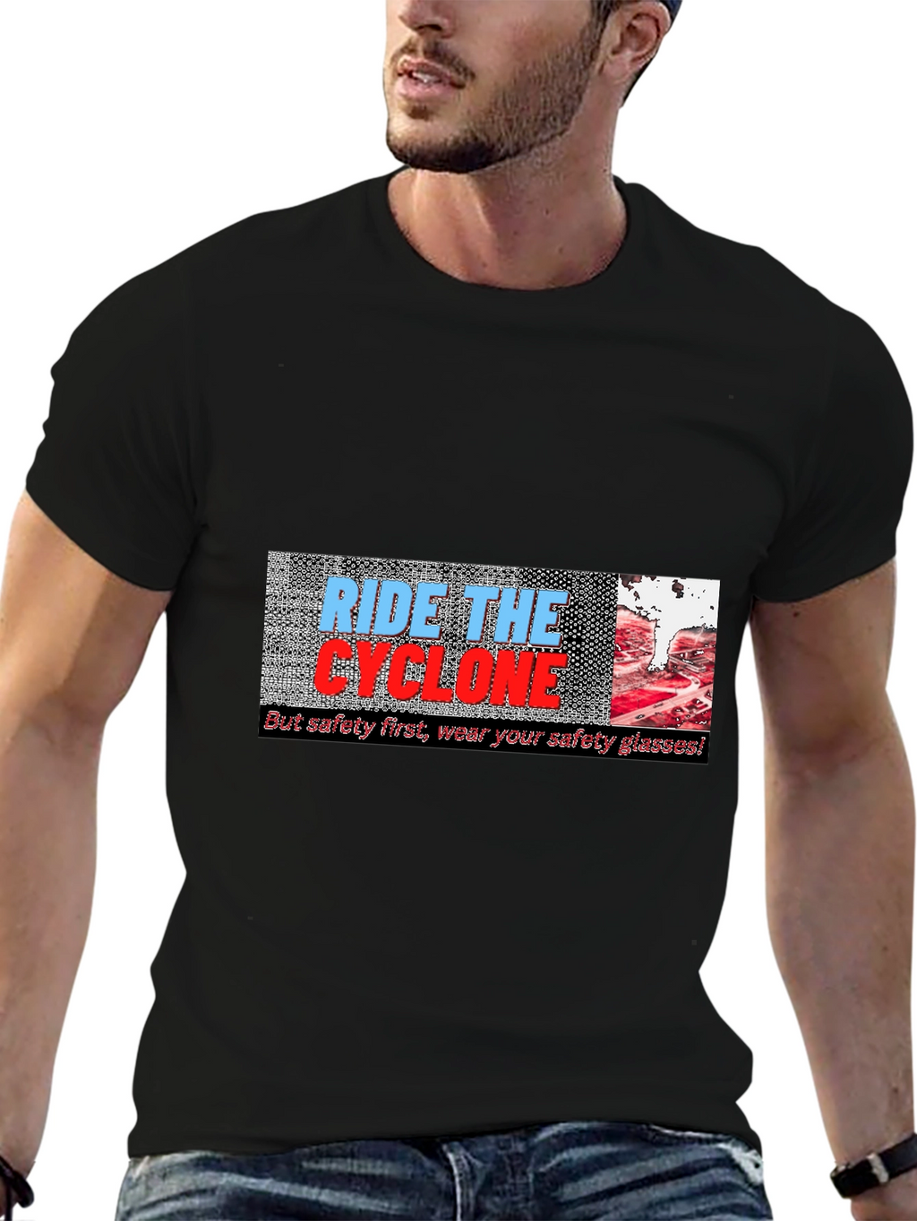 Ride the Cyclone T-Shirt - Safety First!